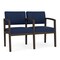 Lesro Lenox 2 Seat Tandem Seating W/ Arm, 44 in W 26 in L 31.5 in H LW2103 - alternate 1